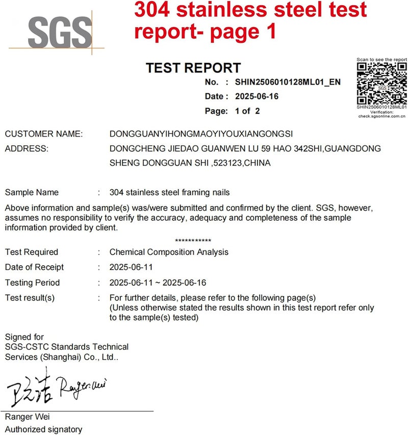 SimCos 34-30 Degree Framing Nails 304 Stainless Steel D Head Paper Tape Strip Nails for 30 to 34 degree Framing Nailer (2"-560PCS) - Image 5